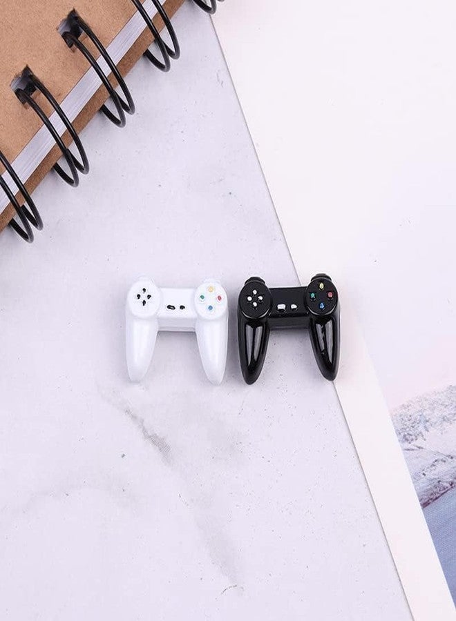 Cauaoa 2 Pcs Black Dollhouse Model Gamepad Model Gamepad Dollhouse Wireless Game Controller Decoration 1:12 Dollhouse Decor Accessories,Doll House Miniatures Play Set - Image 3